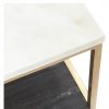 Bistratal Grey And White Marble Console Table-1