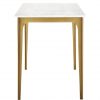 Carrara Marble Top High Dining Table-1