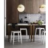 Carrara Marble Top High Dining Table-5