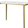 Carrara Marble Top High Dining Table-7