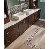 China Honed Gray Oak Marble Bathroom and Bedroom Flooring-3