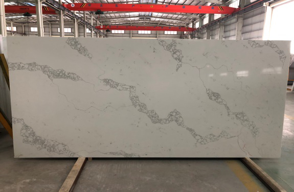 LXSQ6436-Calacatta-Ink-Marble-Look-Quartz-Countertops-2