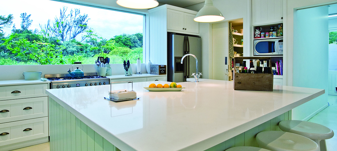 SY-W013 Pure White Modern Kitchen Countertops