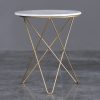 White Marble Top Coffee Table For Living Room-2