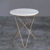 White Marble Top Coffee Table For Living Room-3