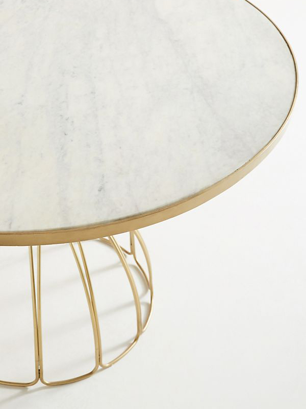 Medium Round Marble Dining Table-3