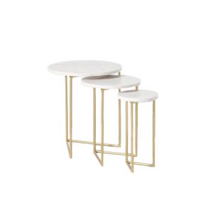 Nesting Marble Side Table Set-12