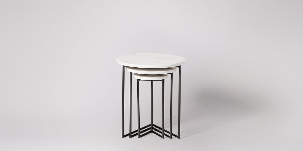 Nesting Marble Side Table Set-7