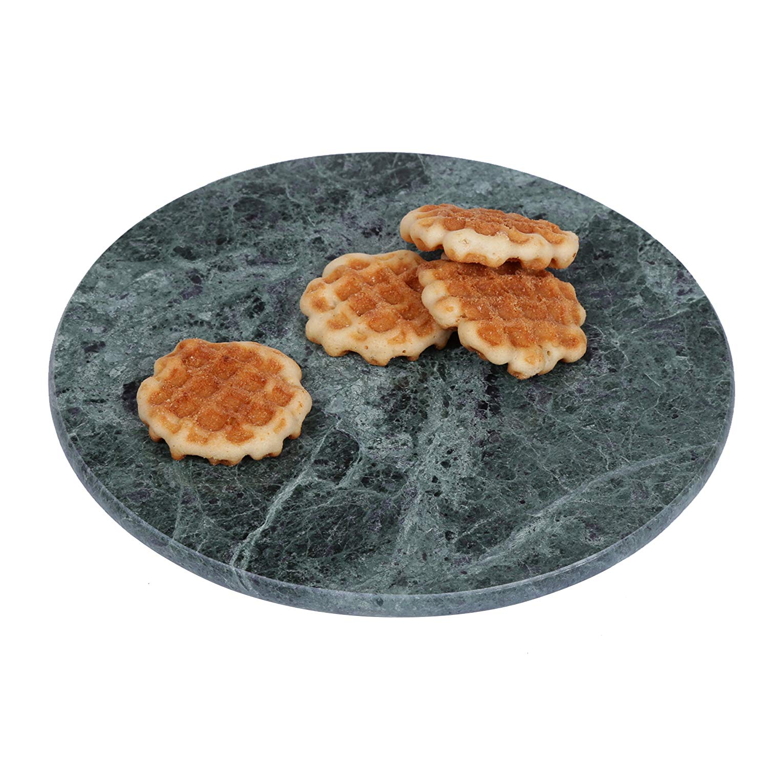 Green Round Marble Cheese Board-3