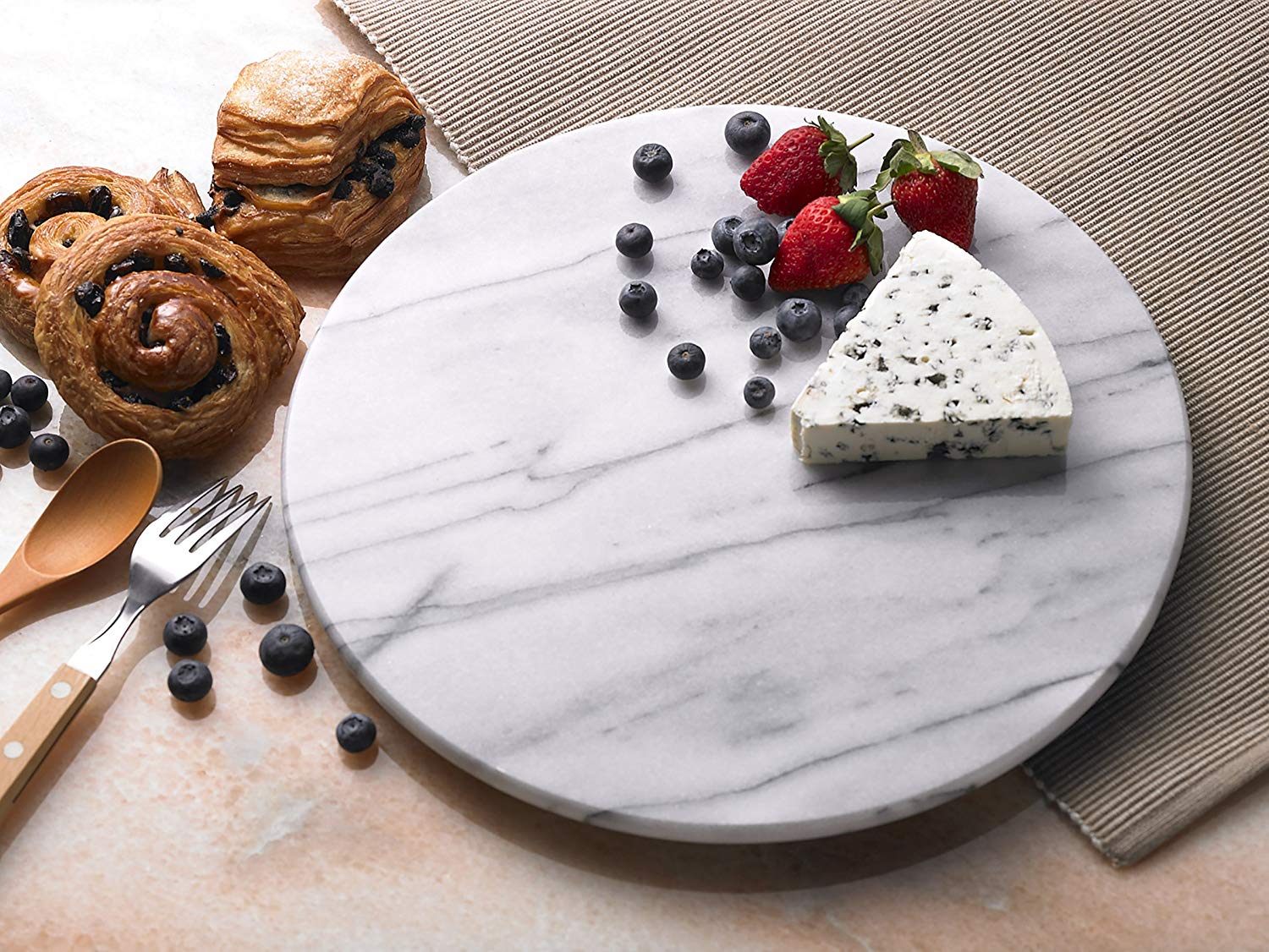 Round Marble Cheese Board For Kitchen MA015-2