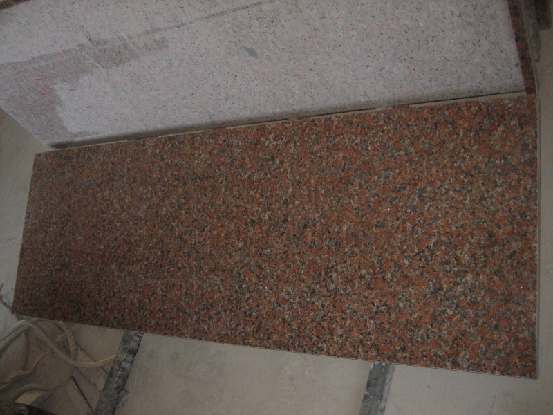 G562 Maple Red Granite Kitchen Countertops-3