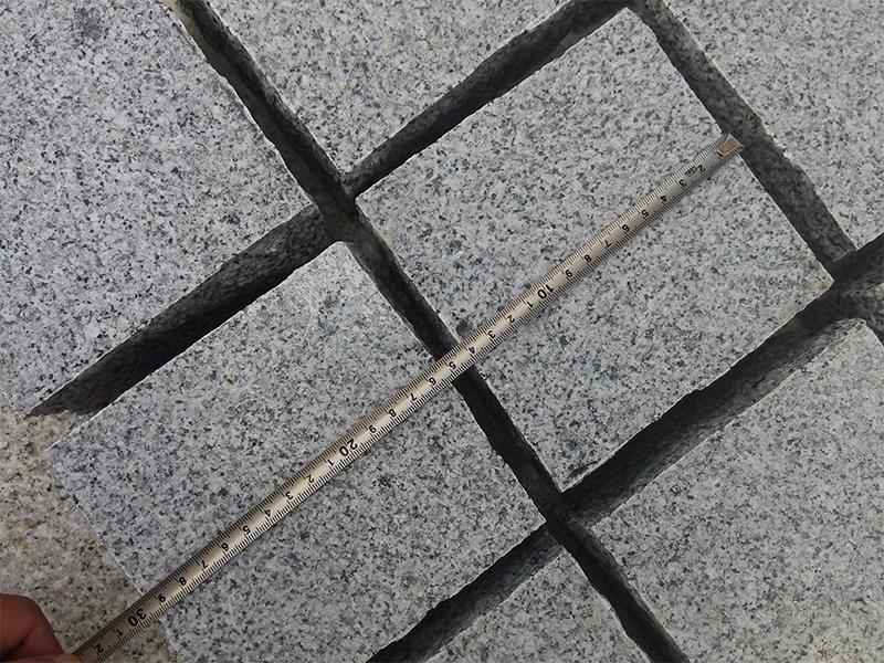 G603 Grey Granite Cubes Paving Stone For Garden-1