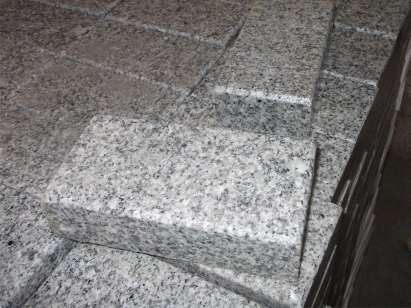 G603 Grey Granite Cubes Paving Stone For Garden-11