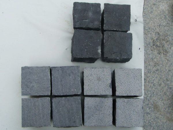 G685 Black Granite Cube Garden Paving Stone-5