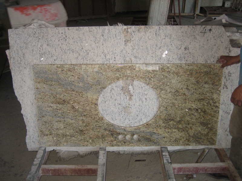 Kashmir Gold Granite Countertop Interior Flooring-3