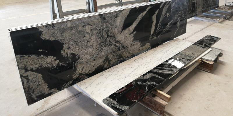 River Black Granite White And Black-6