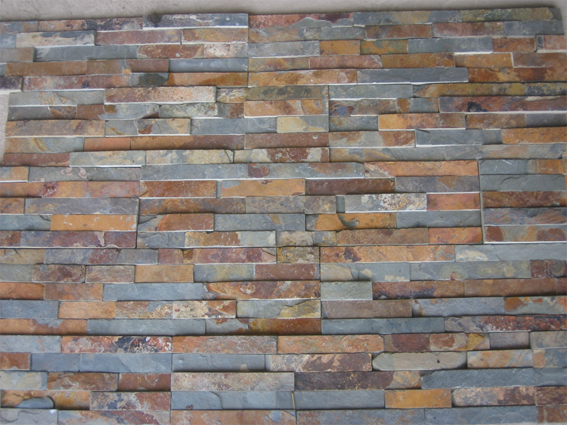 Rusty Slate Cultured Stone Garden Decoration-4