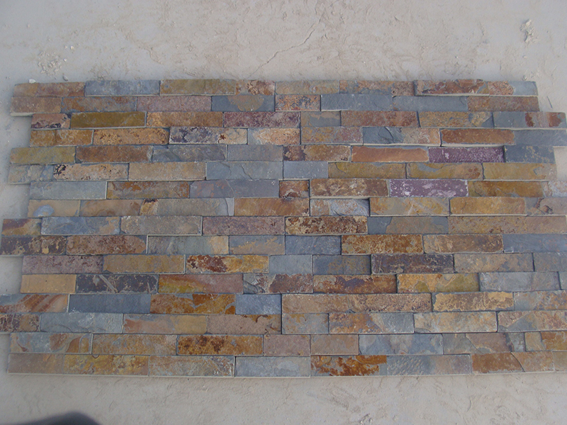 Rusty Slate Cultured Stone Garden Decoration-5