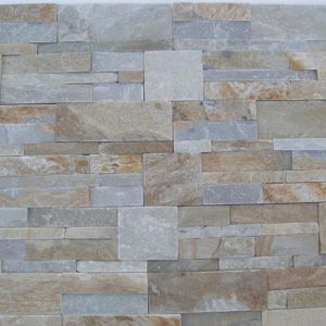 Yellow Mixed Quartzite Culture Stone Exteriors-4