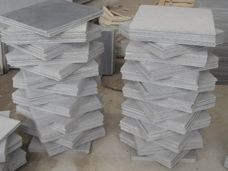 G654 Dark Gray Granite Slabs Exterior Floor Tiles Custom-2