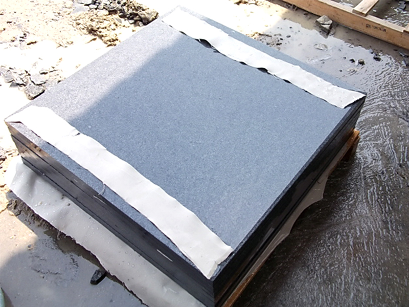 G654 Dark Gray Granite Slabs Exterior Floor Tiles Custom-8