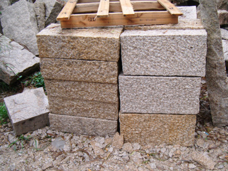 G682 Yellow Granite Exterior Wall Stone-7