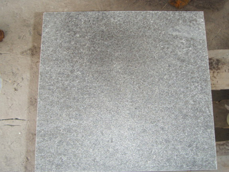 G684 Black Granite Customized Honed Finish Flooring Slab-3