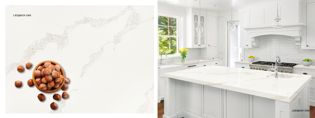 LXSQ6424 OAK quartz countertop