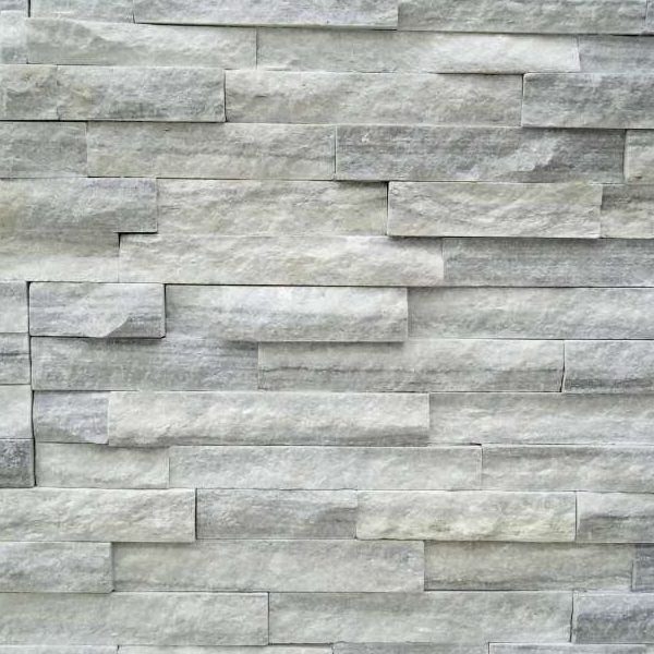 Cloudy Grey Quartzite Thin Stone Veneer CS-57